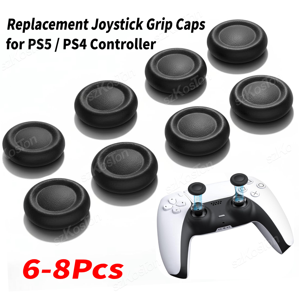 Gaming Accessories Repair - PS5/PS4 컨트롤러용 교체 조이스틱 캡 6-8개,