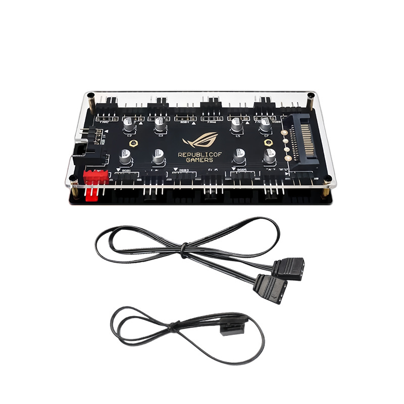 Fan Hub Rgb Controller - 8포트 ARGB PWM 팬 허브, 5V