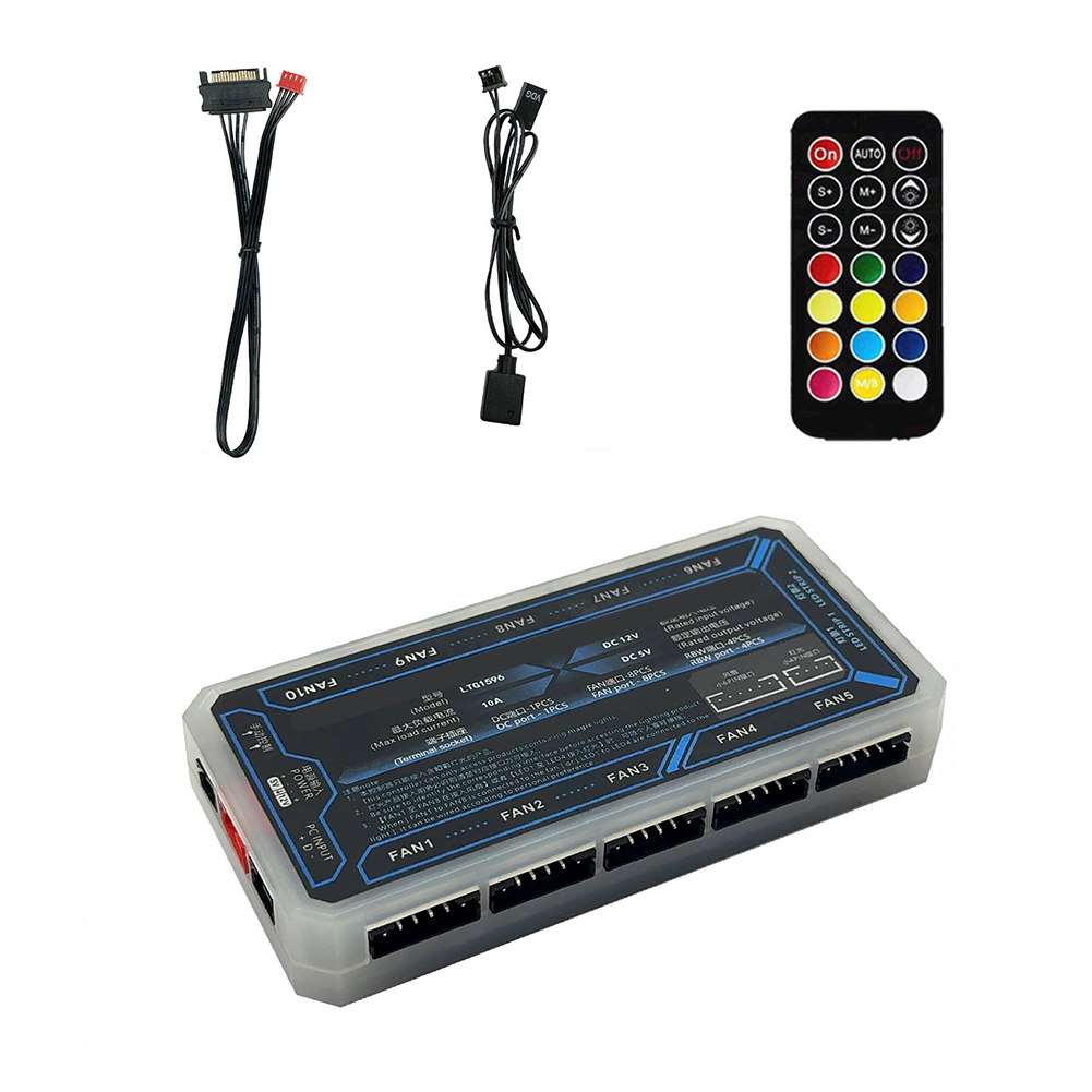 Fan Hub Rgb Controller - 1pc 6핀 ARGB 컨트롤러 컴퓨터 케이스