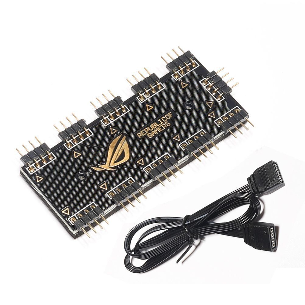 Fan Hub Rgb Controller - 3핀/4핀 ARGB RGBW 케이블 ASUS AURA