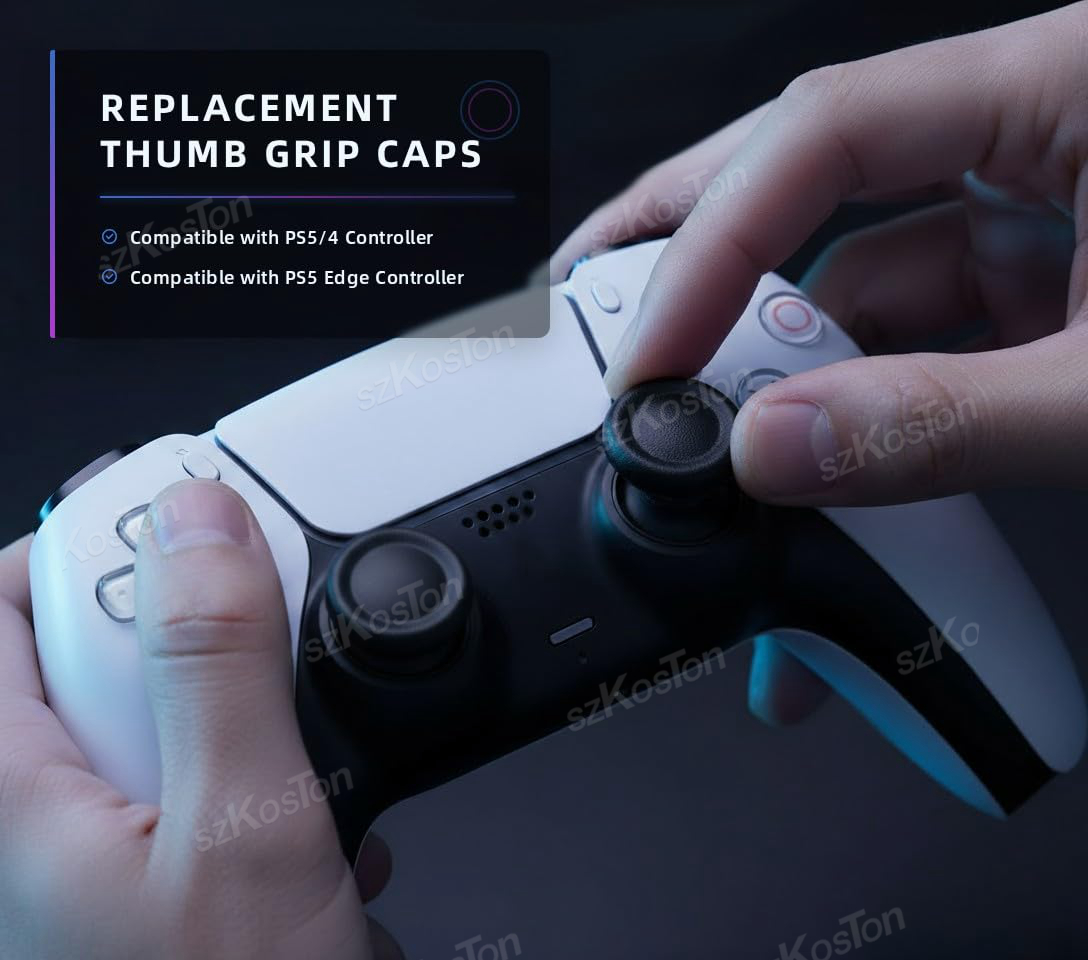 PS5/PS4 컨트롤러용 교체 조이스틱 캡 6-8개,  - Gaming Accessories Repair 리뷰 및 가격