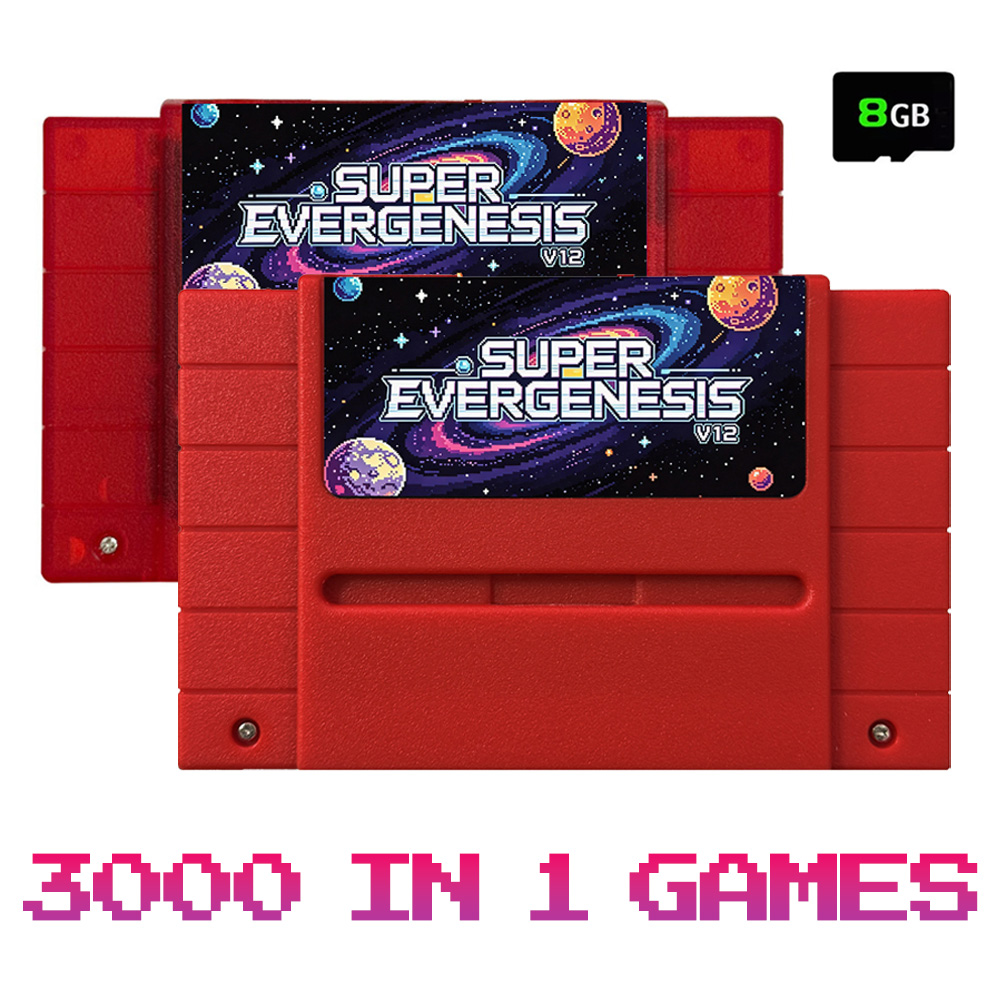 슈퍼 에버제네시스 3000 in 1 SFC 게임 카드  - Video Gaming Accessories 리뷰 및 가격