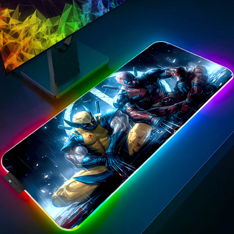 LED 마우스 패드 게임용 백라이트 락 엣지 애니메이션 - Video Gaming Accessories 리뷰 및 가격