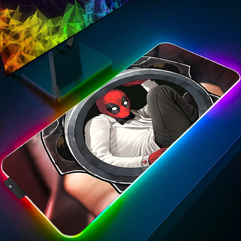 LED 마우스 패드 게임용 백라이트 락 엣지 애니메이션 - Video Gaming Accessories 리뷰 및 가격