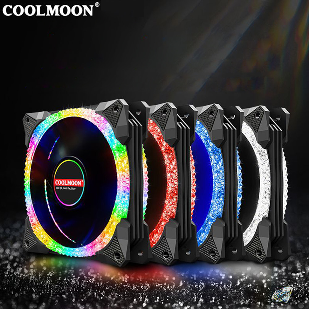 120mm RGB LED 냉각 팬 분쇄 된 다이아몬드  - Fan Hub Rgb Controller 리뷰 및 가격