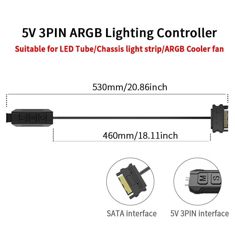 TEUCER LC-S60 ARGB 컨트롤러 케이블 PC - Fan Hub Rgb Controller 리뷰 및 가격