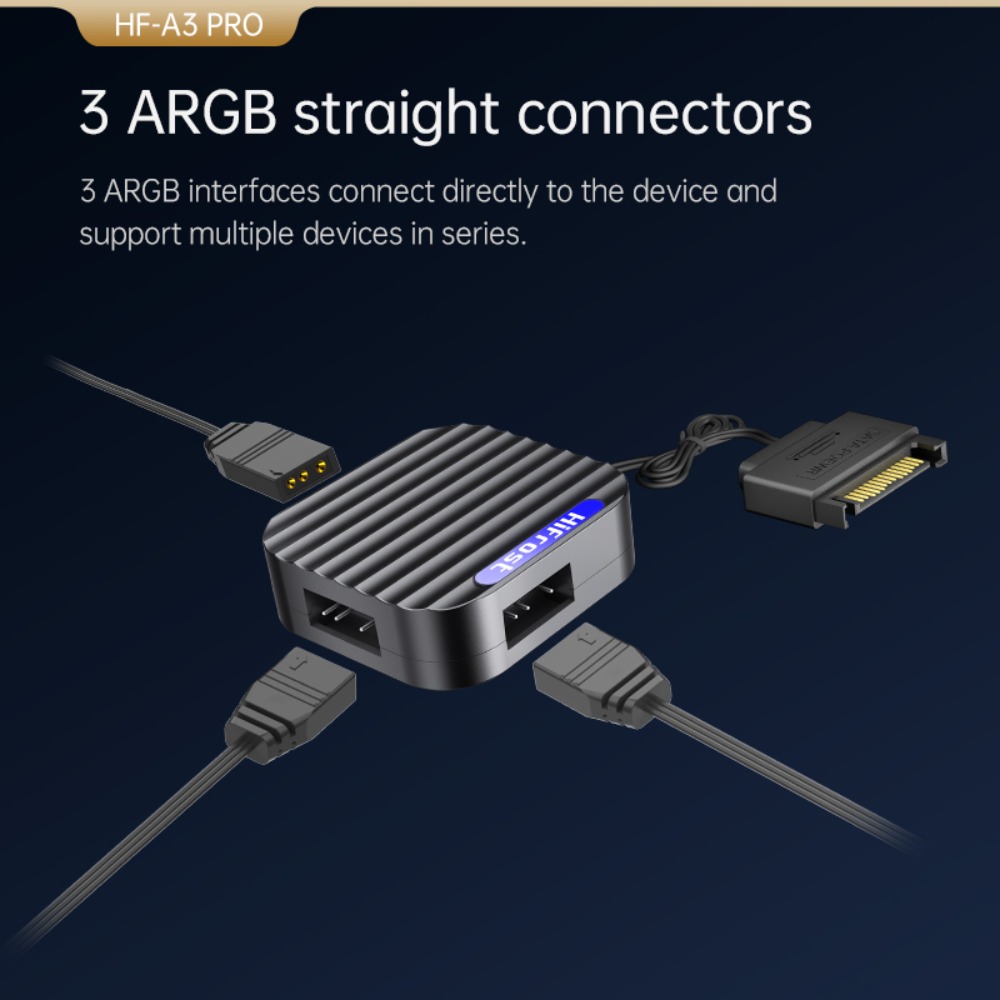 미니 ARGB 5V 3PIN-SATA 인터페이스 연장  - Fan Hub Rgb Controller 리뷰 및 가격
