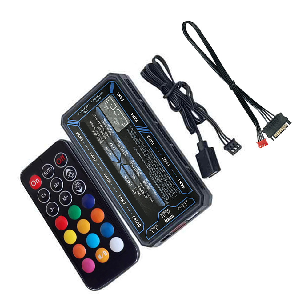 1pc 6핀 ARGB 컨트롤러 컴퓨터 케이스 팬 RGB - Fan Hub Rgb Controller 리뷰 및 가격