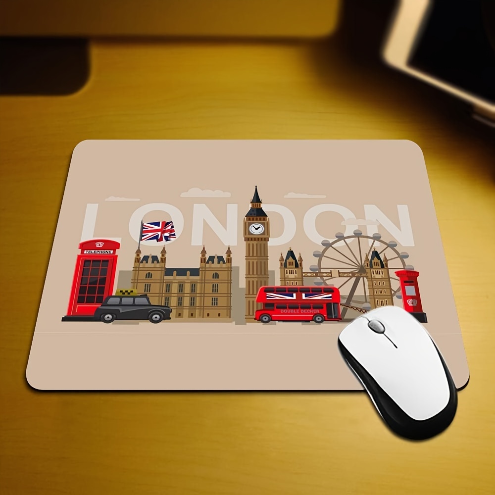 런던 랜드마크 고무 마우스 패드 미끄럼 방지 데스크 매 - Gaming Accessories London 리뷰 및 가격