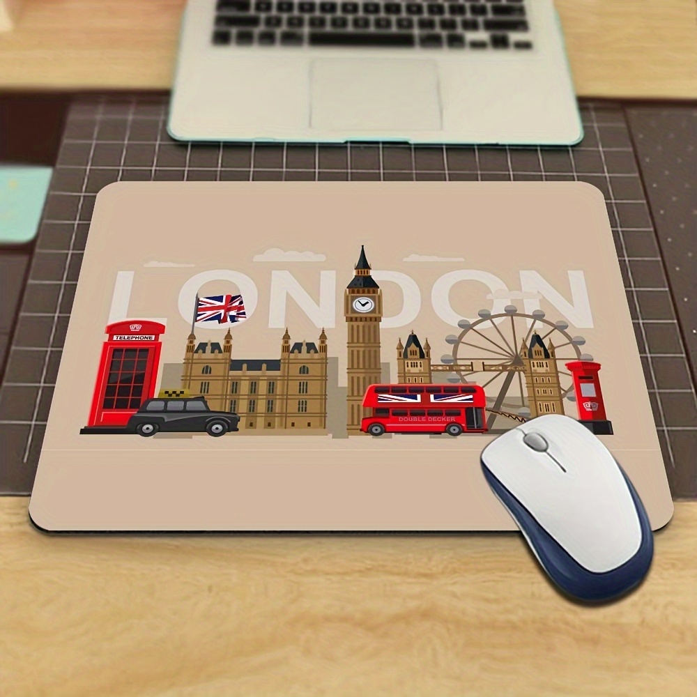 런던 랜드마크 고무 마우스 패드 미끄럼 방지 데스크 매 - Gaming Accessories London 리뷰 및 가격