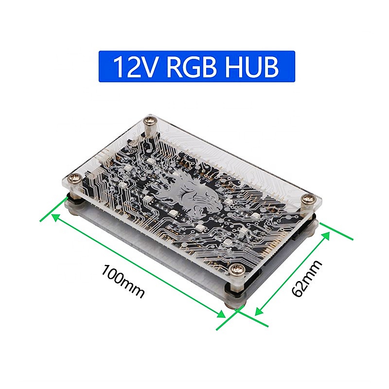 12포트 4핀 12V RGB 팬 허브 12 * 4핀 L - Fan Hub Rgb Controller 리뷰 및 가격