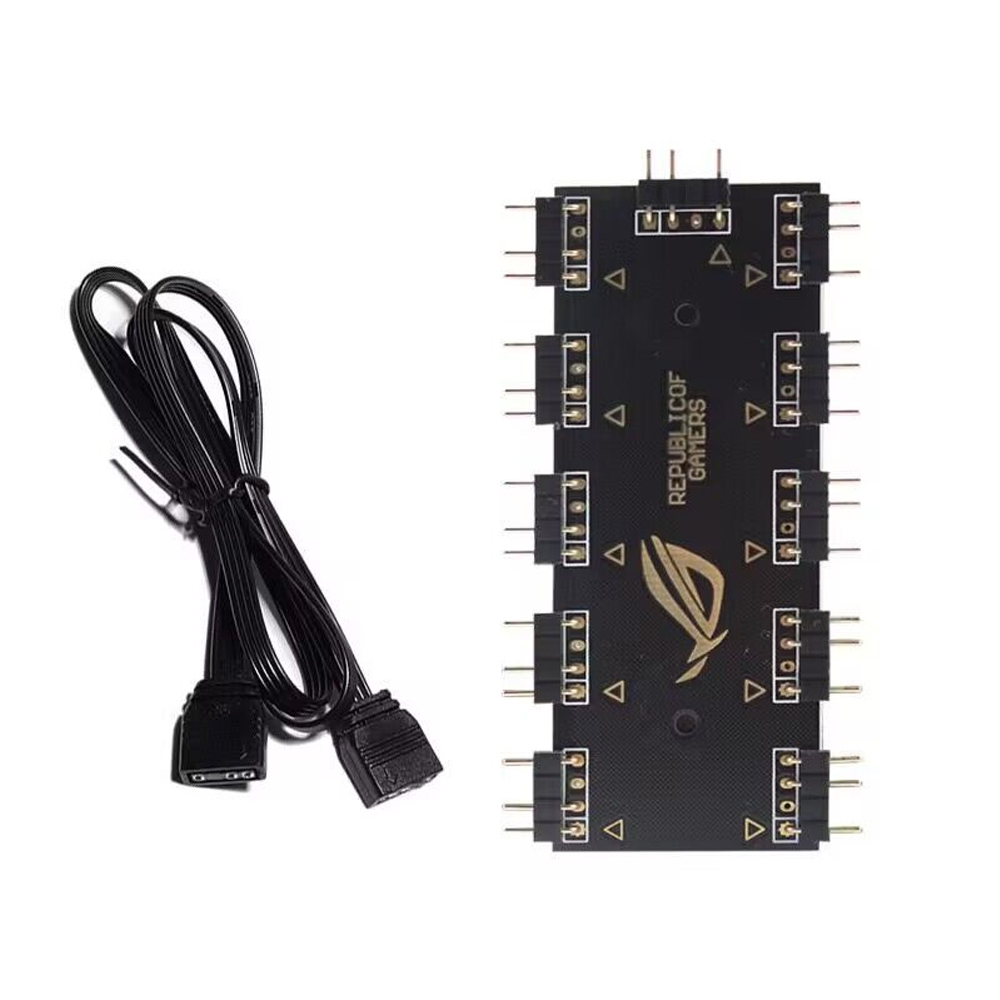 3핀/4핀 ARGB RGBW 케이블 ASUS AURA  - Fan Hub Rgb Controller 리뷰 및 가격