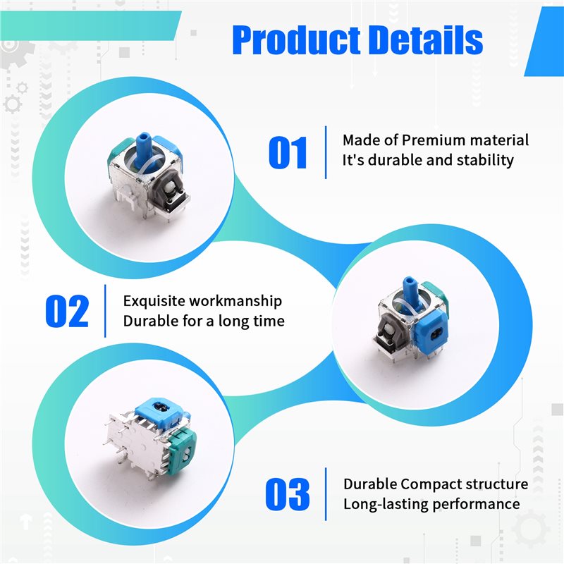 AA60-For TMR 전자기 조이스틱 컨트롤러 6Pc - Gaming Accessories Repair 리뷰 및 가격
