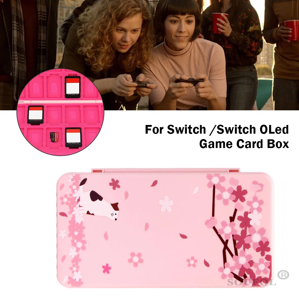24 in 1 귀여운 자기 게임 카드 보관 케이스 NS - Gaming Accessories Box 리뷰 및 가격